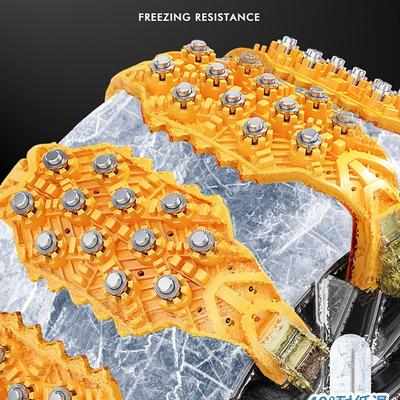 Rubber Car Snow Chains Anti-Skid Adjustable Anti-skid Tire Chains Emergency Accessories Winter Outdoor Car Wheels Chains