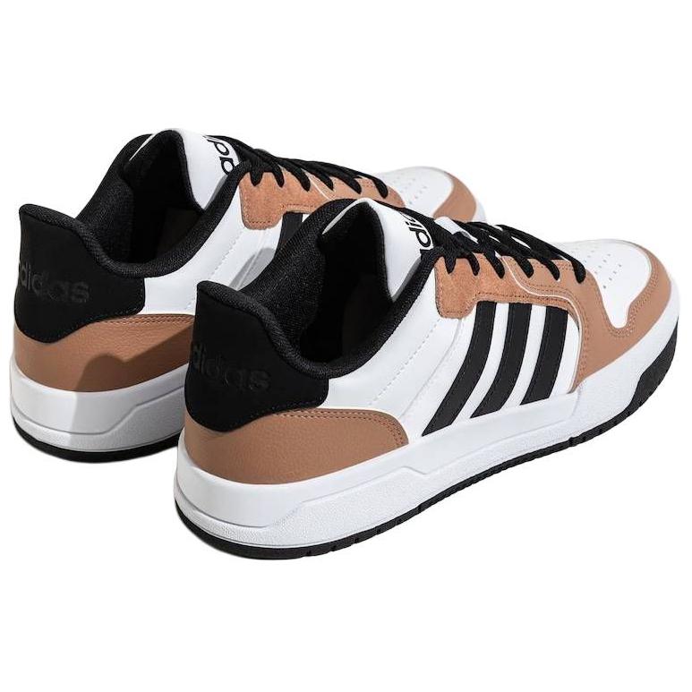 Adidas ENTRAP Abrasion Resistant Low top Skateboard Shoes Unisex White Brown Sneakers JQ3923