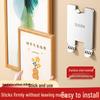 Stainless Steel Adhesive Hooks for Frameless Wall Art