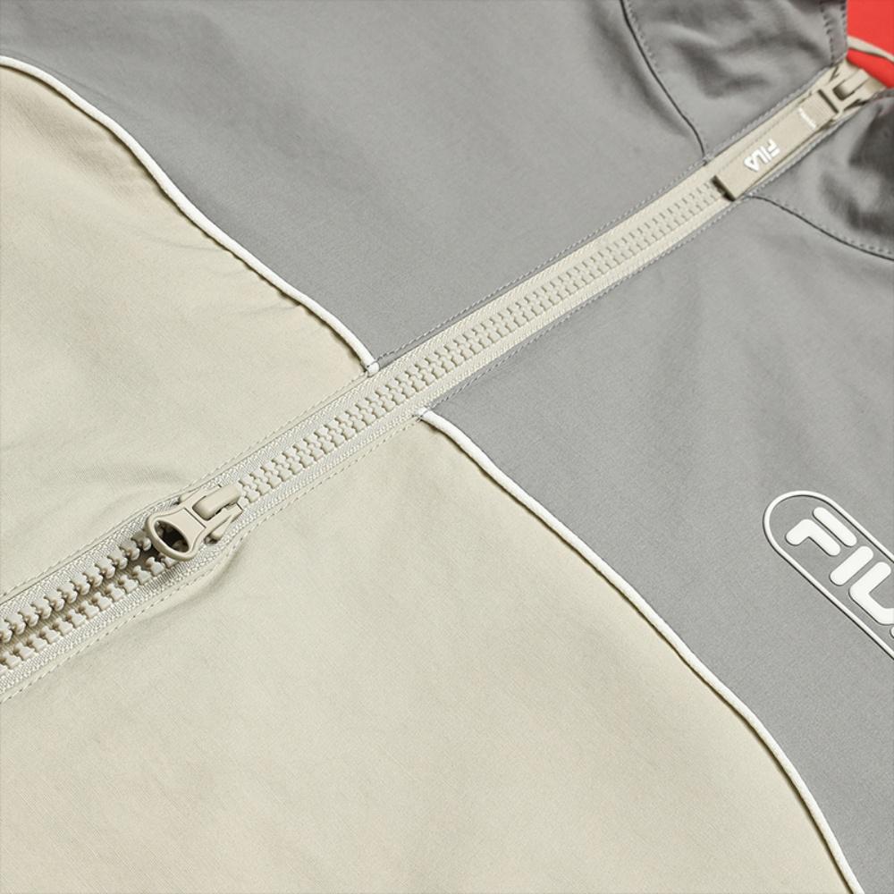 Fila Original Fashion Trend Sports Casual Soft Comfortable Color Block Woven Jacket Women Jackets Pink F11W549703FLK