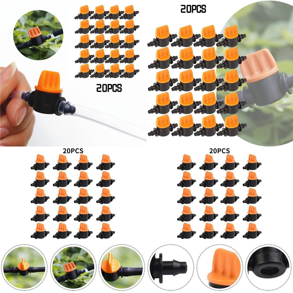 Mini Valve For 4/7 Micro Tube Easy Connection Orange Color Plastic Material