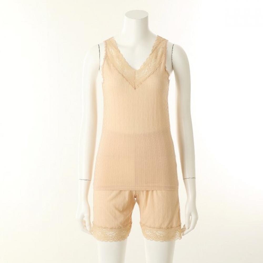 Venus 25ss Summer Cool 100  Cotton Asa Goli + Lace Basic Running Vlg2451r ivory (IV)/85