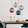Nordic Luxury Colorful Glass Pendant Light Modern Living Room LED Chandelier Classical Glass Lampshade Home Decoration Gloss