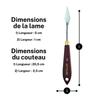 Painting Knife - Sennelier - No. 1002 - Wooden Handle - Steel Blade