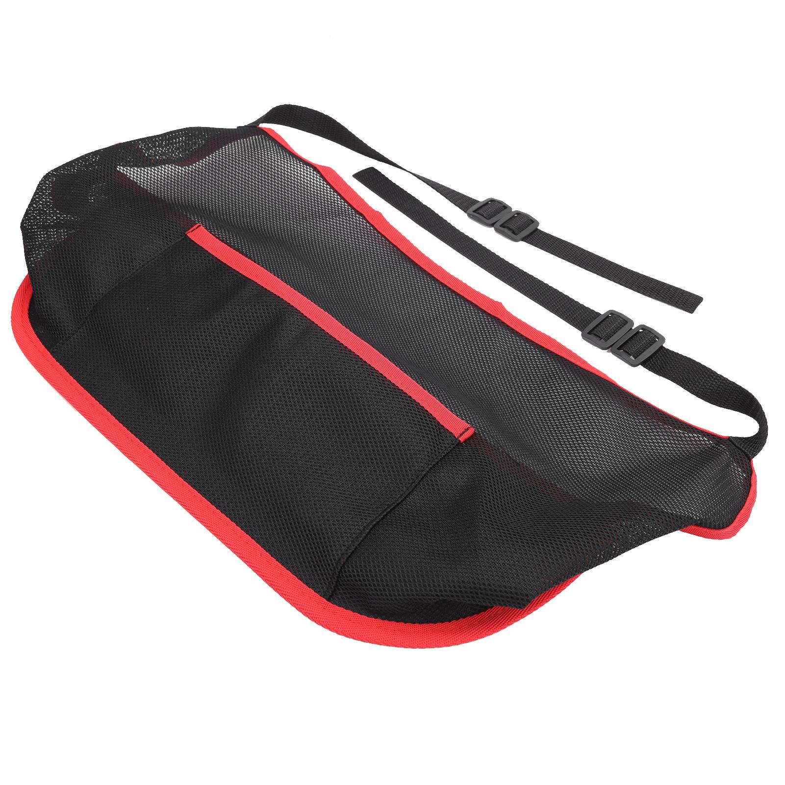 

Универсальный автомобильный сетчатый карман-держатель между сиденьями, сетчатая сумка-органайзер для хранения, барьер для домашних животных 260x405ммЧерный