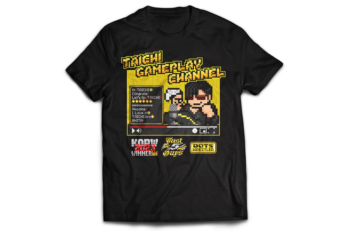 

New Japan Pro-Wrestling T-shirt TAICHI GAMEPLAY CHANNEL 2024 S 5566101630
