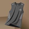 Gilet Sportivo da Uomo Estivo Asciugatura Rapida Traspirante Base Shirt Allenamento Spalle Larghe Senza Maniche Maglietta Tecnica Traspirante Top
