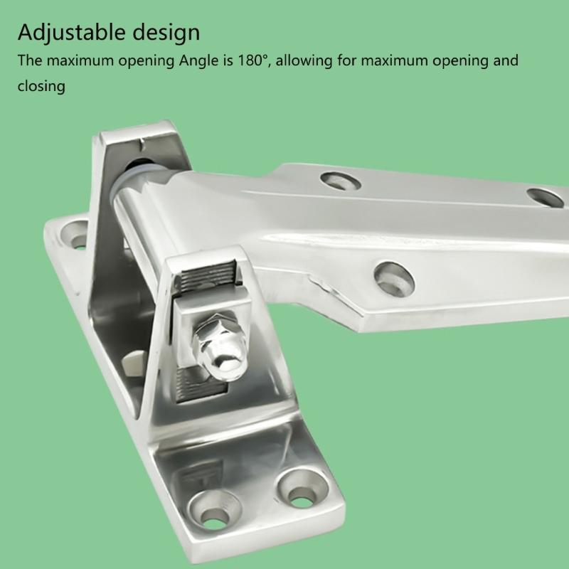 Practical Reversible Rise Hinges for Commercial Coolers Door with Spring Assisted Lift and Zinc Alloy Construction