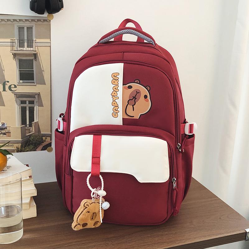 Middle School Schoolbag Women's Large Capacity Lightweight Backpack