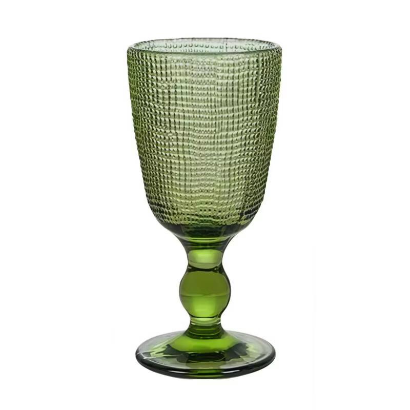 Shangqi Nordic Cloth Pattern Red Wine Goblet Set