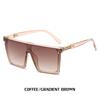 Classic Brand Sunglasses Women Square Gradient Designer Glasses for Men and Ladies Trend Fashion Shades