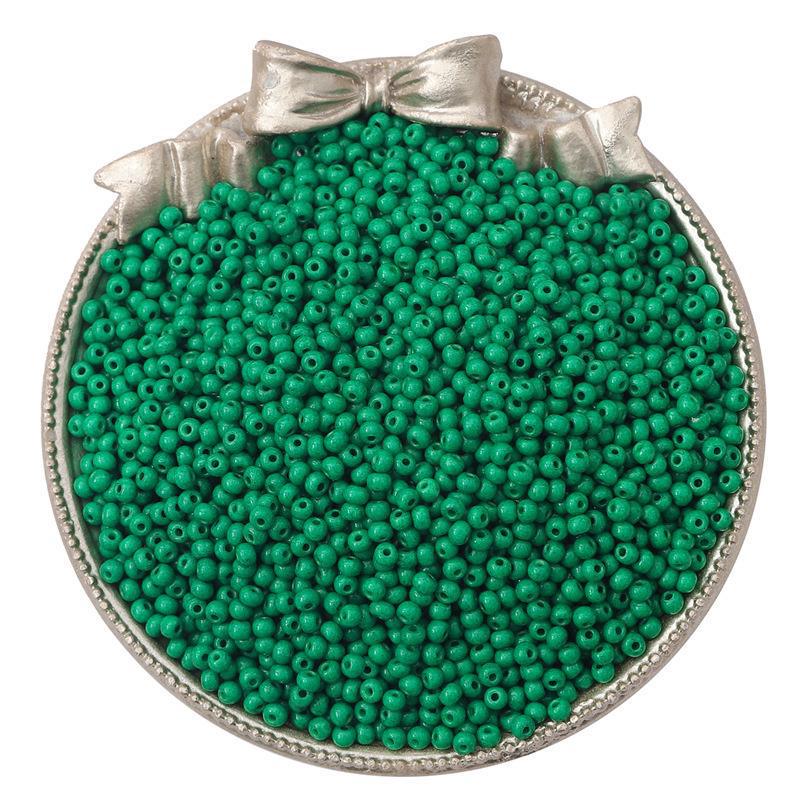 "2/3mm Solid Color Glass Rice Beads for Handmade DIY Jewelry: Bracelets & Necklaces"