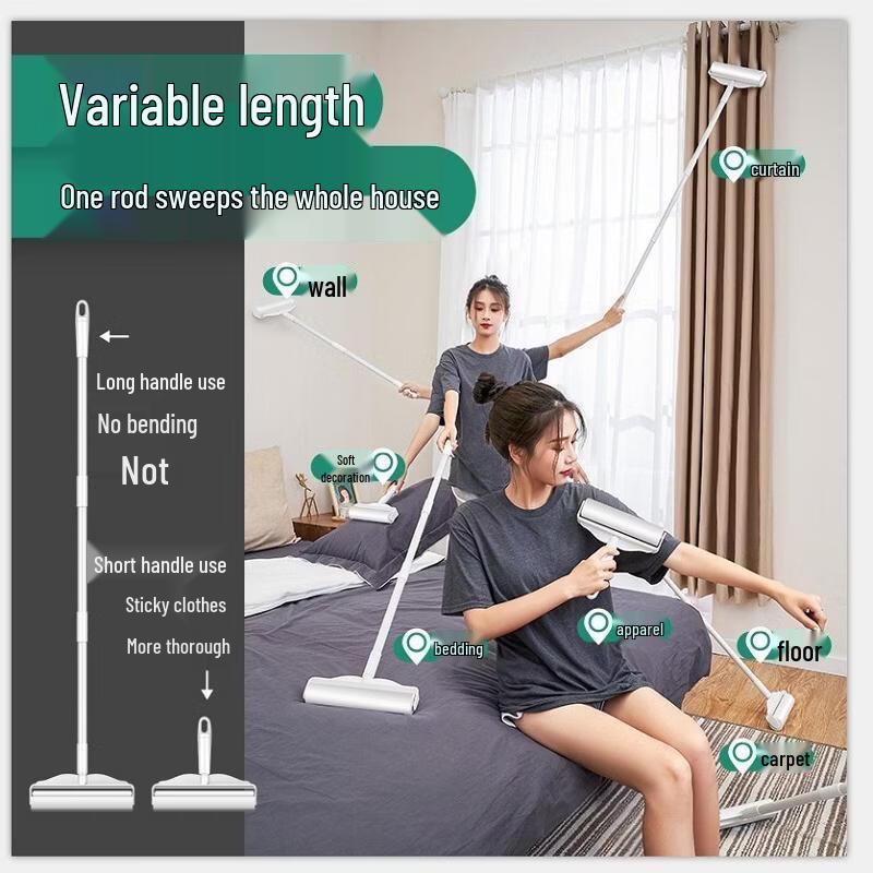 Reusable Lint Roller with Tear-Off Sheets