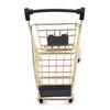 Creative Mini Supermarket Shopping Trolley Phone Holder Office Desk Storage Cart Toy Handcart