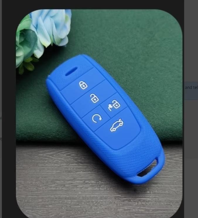 Silicone Car Key Case Cover for Gac New Energy Trumpchi Aion S V Y LX Car Accessories Car-Styling Shell Keychain Protection