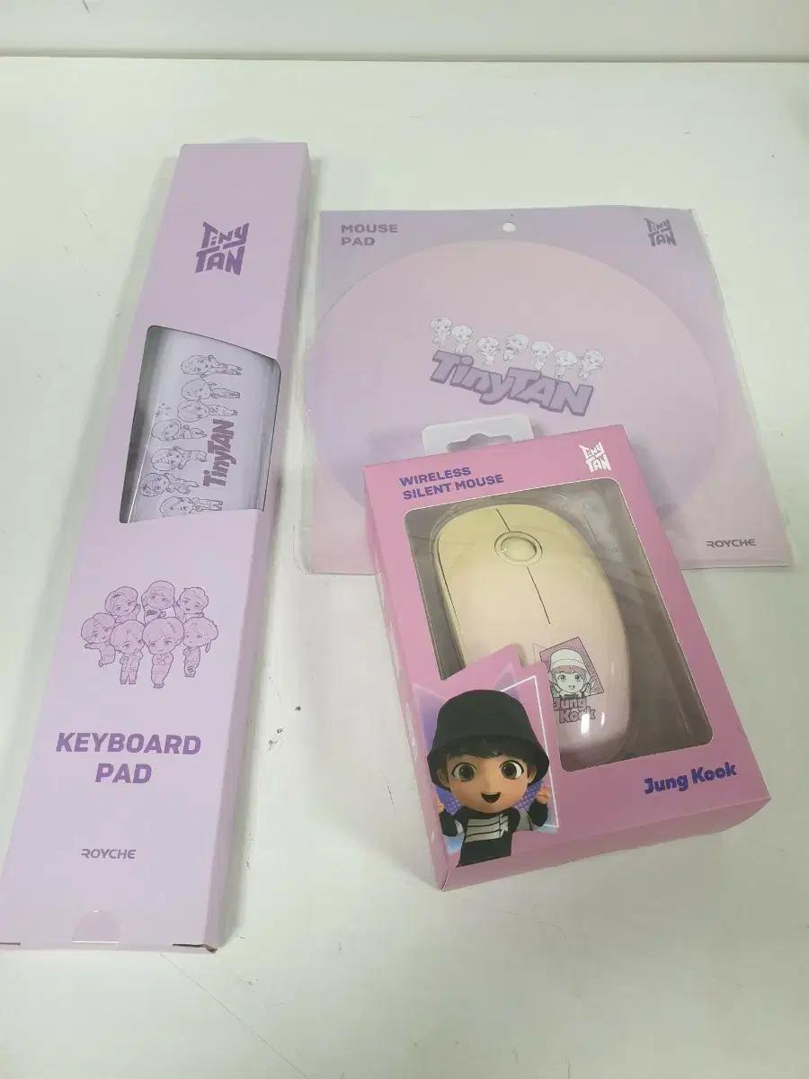 

BTS TinyTAN Keyboard Pad/Mouse Pad/Wireless Mouse Used