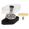 Distribution Stud Junction Post Black 3/8in 300A with Transparent Cover For Motor ATV Ship Electrica