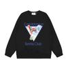 American Trendy Brand Casablanca Crew Neck Sweater Hoodie Men's Couple Ins Autumn and Winter Thickened Long-sleeved Women's T