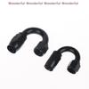 180 Degree AN4 AN6 AN8 AN10 Hose End Fitting Swivel Adapter High Strength Oil Cooler Connector for Workshop