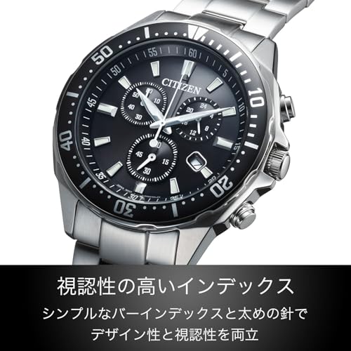 Kolekce náramkových hodinek CITIZEN (Eco-Drive poháněný světlem/voděodolný/chronograf) VO10-6771F jednoduché nastavení pánské business analogové studentský dárek datum