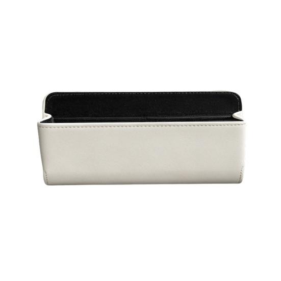 Car Center Console Organizer Faux Leather Car Storage Box for Sunglasses Cards Vehicle Dashboard Tray for Tidying Car Interior Accessory