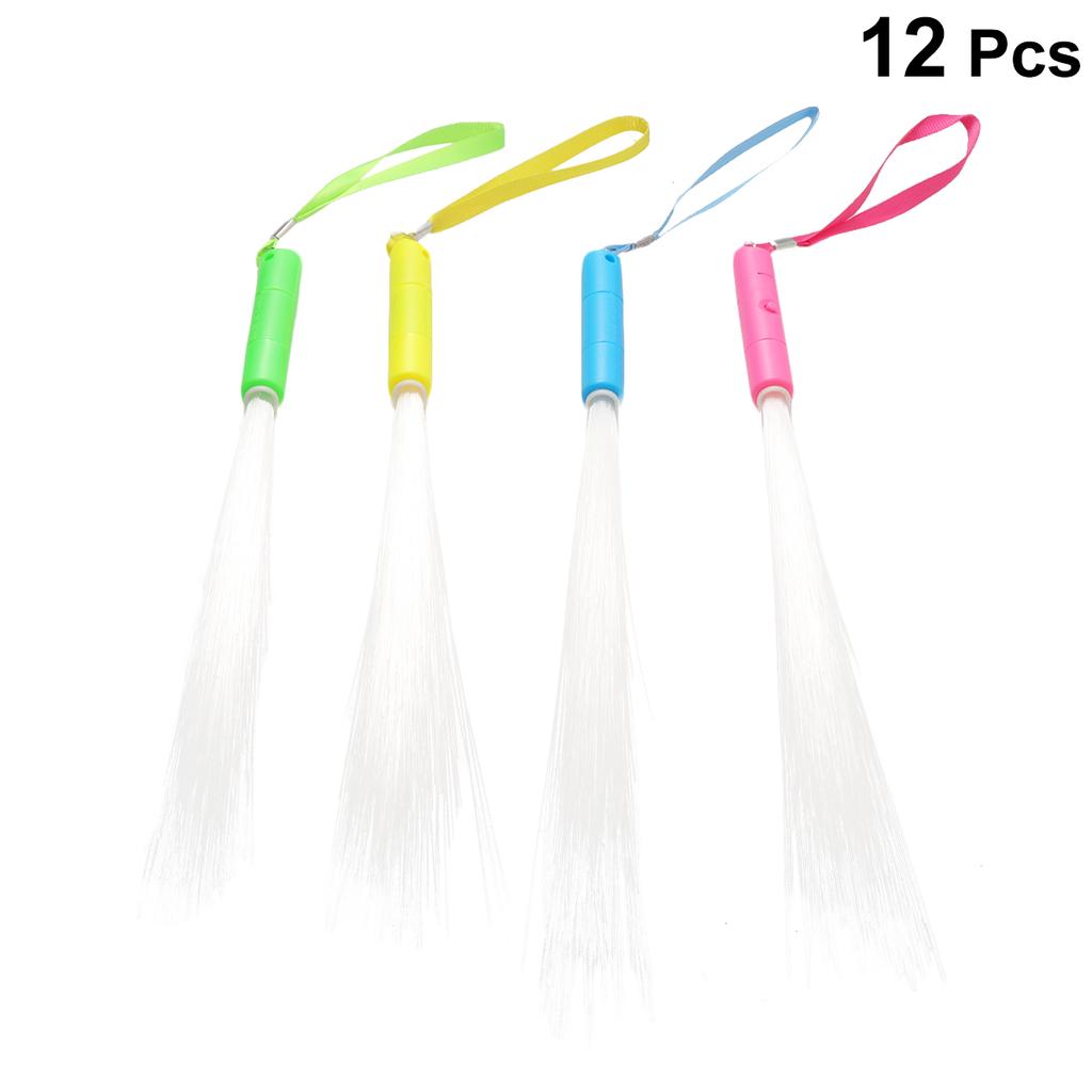 12PCS Flash Sticks Luminous Portable LED Glowing Flashing Light Stick for Club Concerts Christmas