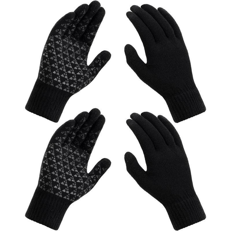 Meier R 53783 usb heated knit gloves heattech touch screen gloves