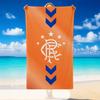 Quick Dry Beach Towel Rangers FC Pattern, Lightweight Absorbent Towel for Pool Beach Vacation Use