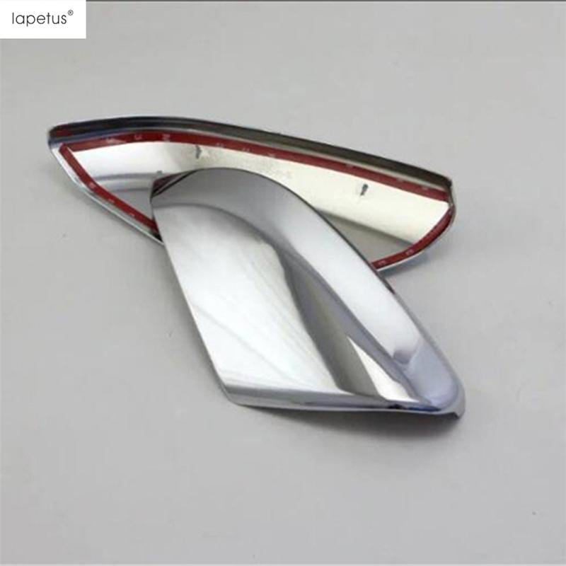 Car Side Rearview Mirror Cap Strip Protector Decoration Cover Trim Fit For Honda Civic 2016 2017 ABS Chrome Accessories Exterior
