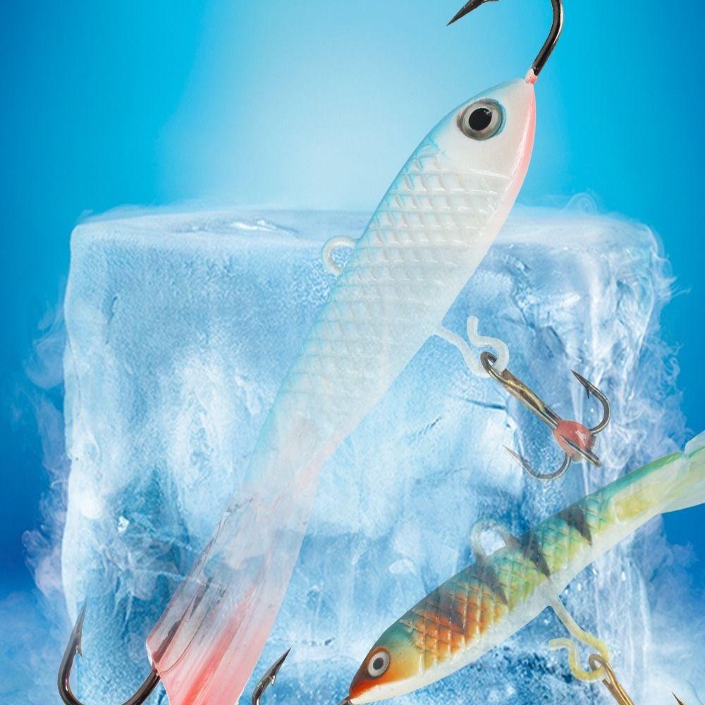 12g/7cm Spoon Metal Lures Artificial Lead Hard Hook 2024 Winter Ice Fishing Lure  Diamond