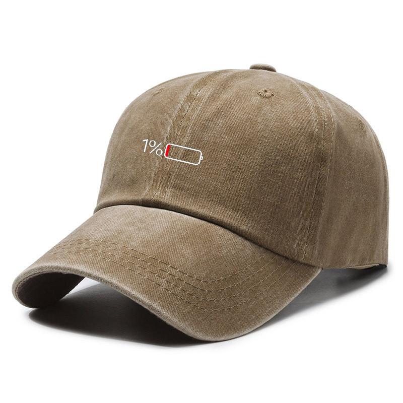 

Vintage Wash Cotton Baseball Cap With Curved Brim For Casual Style And Sun Protection Chestnut