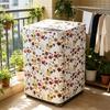 Flip Up The Washing Machine Cover Waterproof And Sunscreen Cover Cloth Dustproof Cover Washing Machine Cover