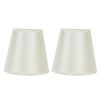 2PCS Modern Fabric Lampshade Clip On Wall Lamp Chandelier Lamp Shade for E14 Screw Table LightPT11 Beige