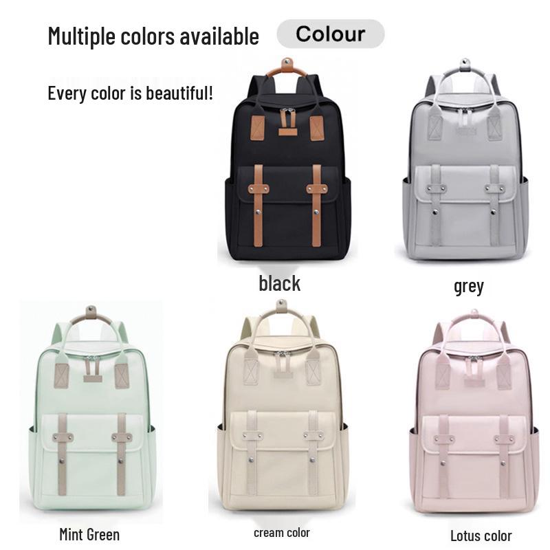 Women's Large Capacity Multi-Compartment Travel Backpack for Daily Commute and Laptop Storage