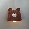 Lampenschirm-Abdeckung, Bärenform, staubdicht, Rattan, schönes Aussehen, Ersatz-Lampenschirm für Zuhause