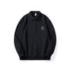 Autumn American Polo Shirt Sweater Men'S Ruffian Handsome Loose Large Size Long Sleeve Black Men'S Casual Top