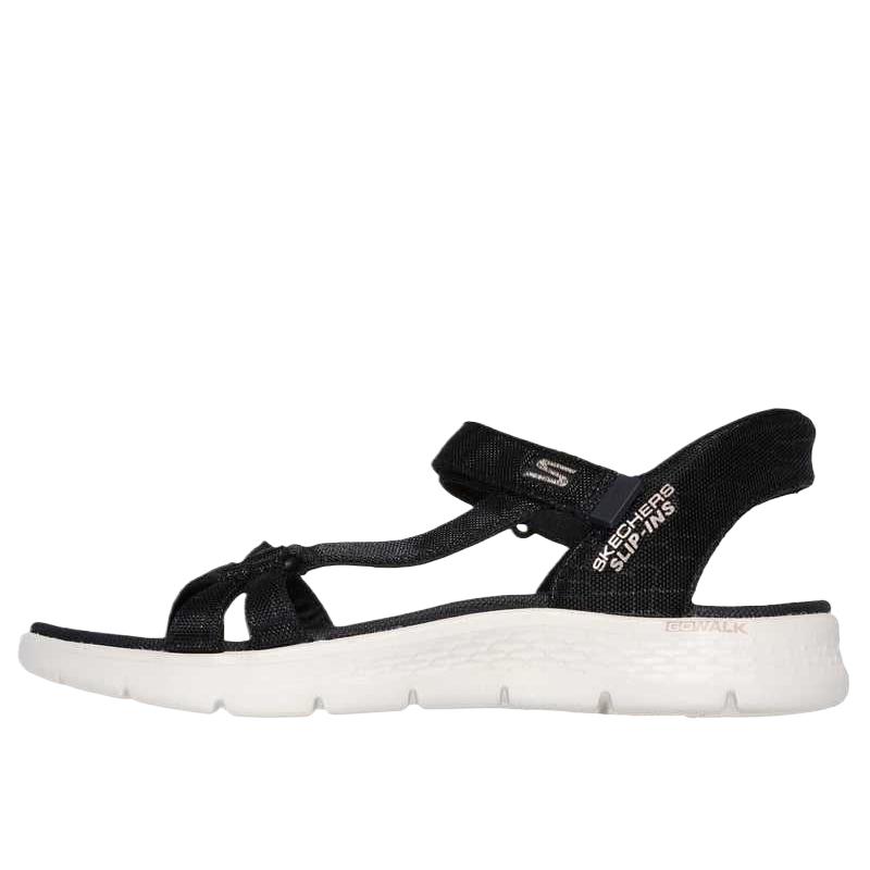 Skechers Go Walk Flex Fashionable Comfortable Simple Versatile Sandals Women sandals Black 141484-BKRG 35