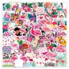 100 Flamingo Doodle Personalisierte Cartoon Tier Dekorative Roller Motorrad Fahrrad Auto Aufkleber