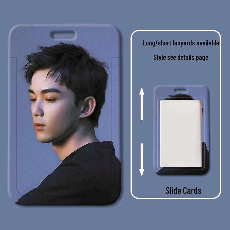 Sliding Plastic ID & Badge Holder for Students and Professionals