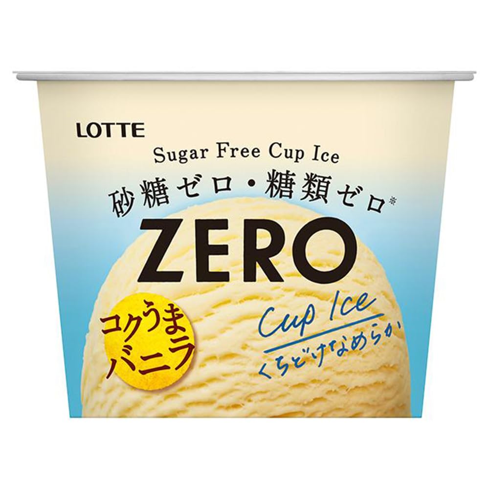 Lotte ZERO Mini Cup 120ml x 24 pieces [Ice] <Vanilla>
