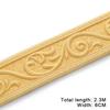 230cm 3D geprägte Schaumstoff Wanddekoration Selbstklebende Rückwandleiste, Dekorative Tapetenbordüre, Sockelleiste Hausdekoration