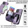 Lanyard Zipper Wallet Phone Case for Samsung Galaxy S25 Edge S24 S23 Ultra S22 S21 S20 FE S10 Plus Note 20 10 Leather Flip Cover