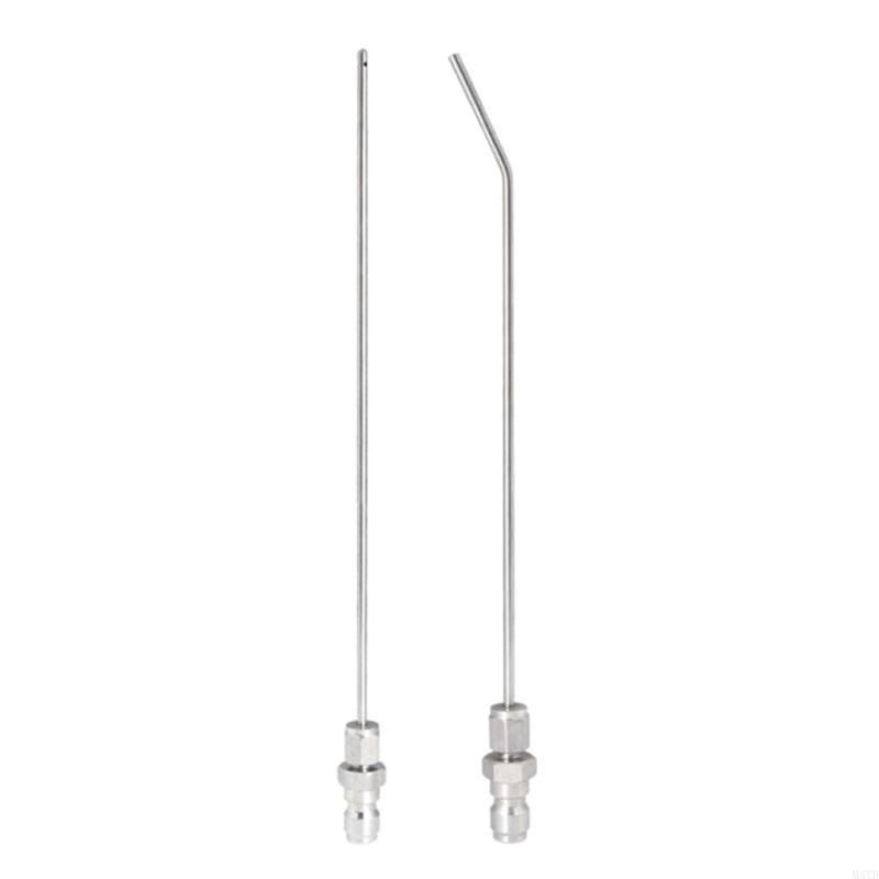 High Pressure Washer Nozzle for Washing Machine Air Conditioner Cleaning 1/4 Quick Stainless Steel Wand M4YD