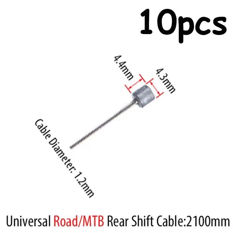10/20PC Bike Cable Brake/Shift MTB Road Bicycle Cable Line 2100mm 1550mm 1700mm Cycling Brake Shift Wire Shifter Inner Line Part