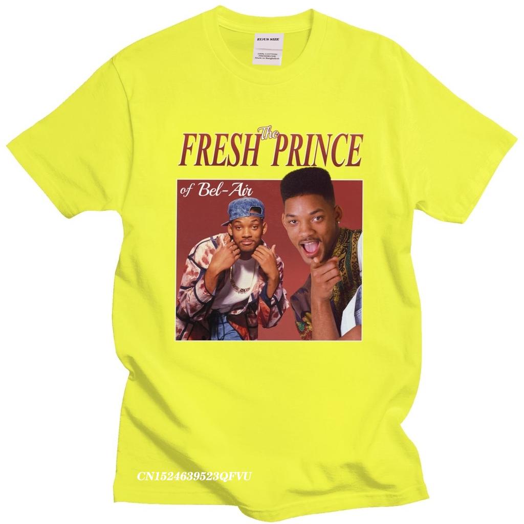 Funny The Fresh Prince Of BelAir Tshirt Men Camisas Men 90s Style Will Smith TV TShirt Carlton Banks Fan Cotton Tee