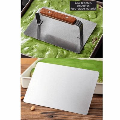 Costruzione Robusta Acciaio Inossidabile Pressa per Carne Manico Ergonomico Presa Facile Schiacciatore per Bistecche Grado Alimentare Antiaderente Pressa per Cottura Torrone