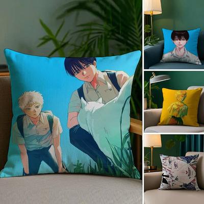 Anime T-Der Sommer, als Hikaru starb-MT Kissenbezug Bedruckt Gebürstetes Fleece Kissen Babyhaut-Haptik Umweltfreundlicher Sublimationsdruck