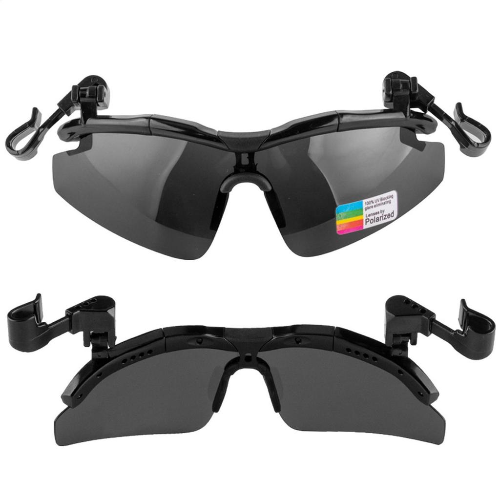 Adjustable Tac Polarized Clip On Sunglasses Women Men Frameless Sunglasses for Hat Fishing Hiking Hiking Biking Hiking Eyewear