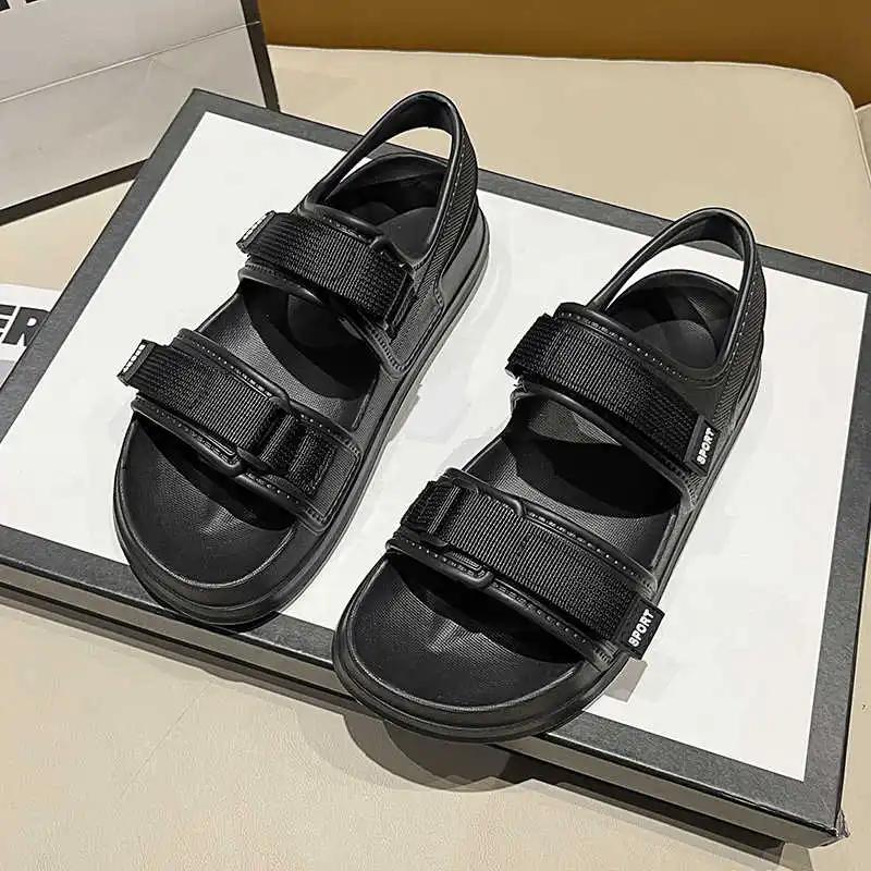 Fashion Breathable Slip-resistant Silver Flat Shoes Slippers Sandal Brown Beach Flip Flops For Women Sneakers Sports 2025elegant