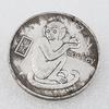 Antique handicrafts, brass material, twelve zodiac animals, silver dollars, commemorative coins, commemorative medals